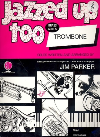 Jazzed up too: for trombone (euphonium) and piano (treble clef)