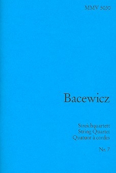 Quartett Nr.7 fr 2 Violinen, Viola und Violoncello Studienpartitur