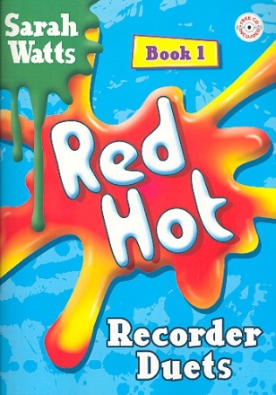 Red Hot Recorder Duets vol.1 (+CD) for 2 soprano recorders and piano score and part