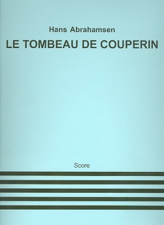 Le tombeau de Couperin fr Flte, Oboe, Klarinette, Horn und Fagott Partitur,  Archiv-Kopie