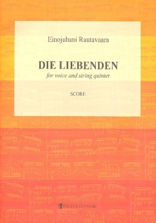 Die Liebenden fr Gesang und Streichorchester Partitur