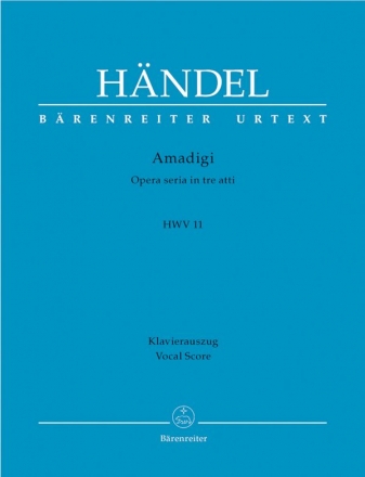 Amadigi HWV11 Klavierauszug (it/dt)