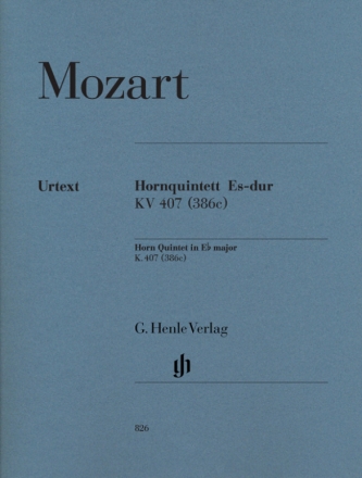 Quintett Es-Dur KV407 (KV386c) fr Horn, Violine, 2 Violen und Violoncello Stimmen
