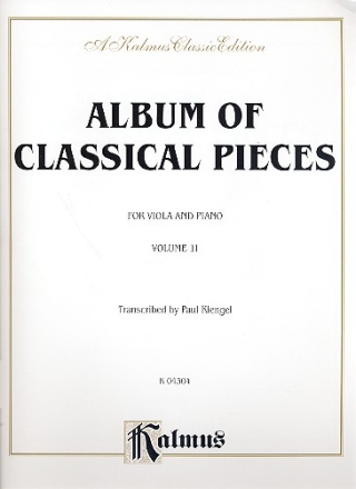Album of classical Pieces vol.2 for viola and piano