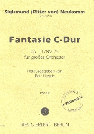 Fantasie C-Dur op.11 NV25 fr Orchester Partitur