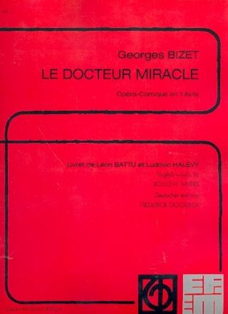 Docteur Miracle rduction chant et piano (en/dt/frz)