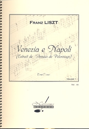 Venezia e Napoli  pour piano