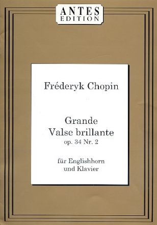 Grande valse brillante op.34,2 fr Englischhorn und Klavier