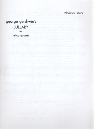 Lullaby for string quartet miniature score (copy)