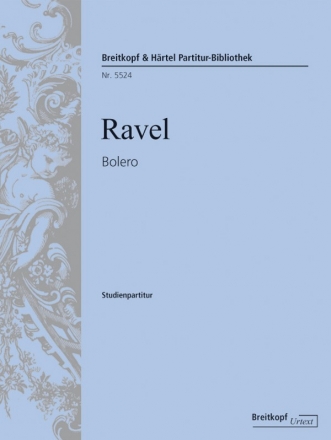 Bolero fr Orchester Studienpartitur