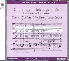 Die Jahreszeiten 2 CDs Chorstimme Alt und Chorstimmen ohne Alt