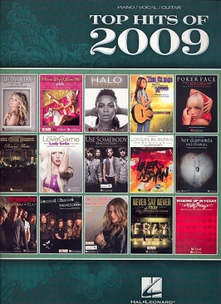 Top Hits of 2009: songbook piano/vocal/guitar