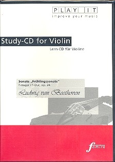 Frhlingssonate F-Dur op.24 fr Violine und Klavier Playalong-CD