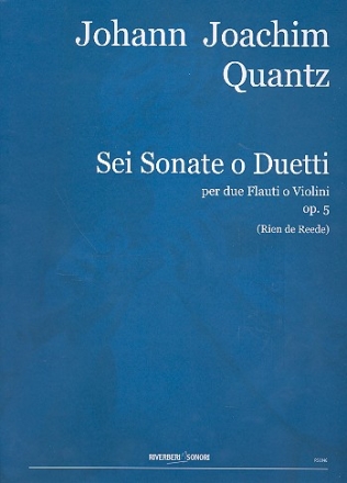 6 sonate o duetti op.5 per 2 flauti (violini) parti