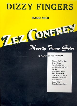 Dizzy Fingers  for piano