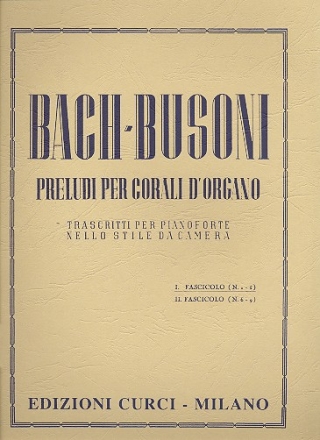 Preludi vol.1 (nos.1-5) per corali d'organo
