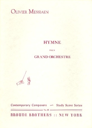 Hymne pour grand orchestre partition de poche