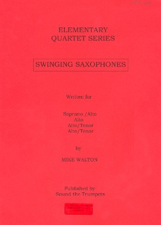 Swinging Saxophones for 4 saxophones score and parts