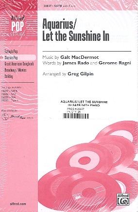 Aquarius / Let the Sunshine in for mixed chorus (SATB) and piano