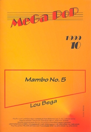 Mambo no.5: fr E-Orgel (mit Text und Akkorden)