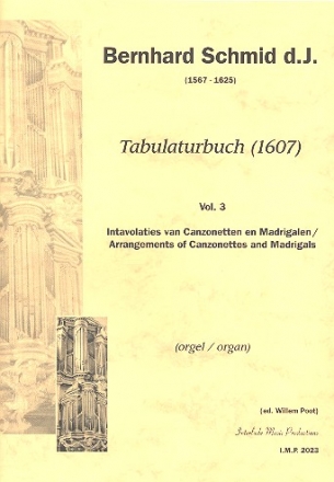 Tabulaturbuch Band 3 fr Orgel