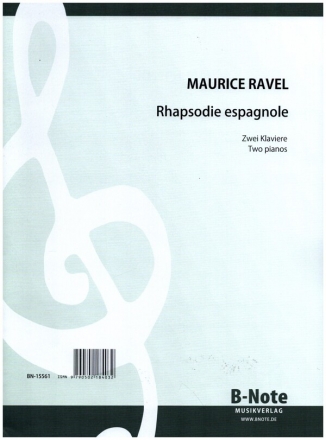 Rhapsodie espagnole fr 2 Klaviere Spielpartitur