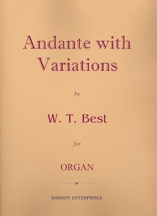 Andante with Variations for organ
