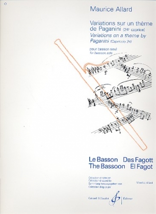 Variations sur un thme de Paganini (caprice no.24) pour basson seul
