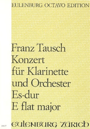 Konzert Es-Dur fr Klarinette und Orchester Studienpartitur