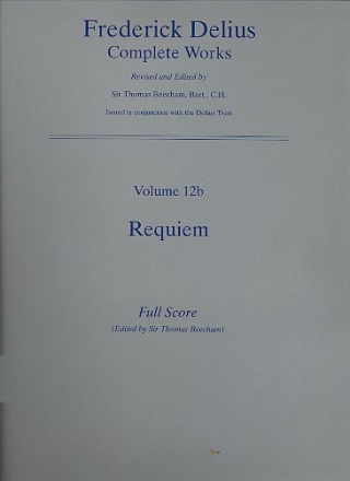 Requiem GA II/12b fr Soli (SBar), gemischter Chor und Orchester Partitur