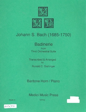 Badinerie fr Bariton und Klavier