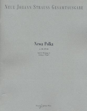 Newa-Polka op.288 RV288 fr Orchester Studienpartitur