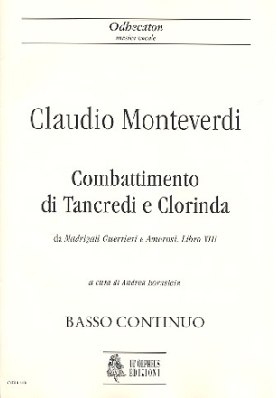 Combattimento di Tancredi e Clorinda per voci ed orchestra d'archi parti