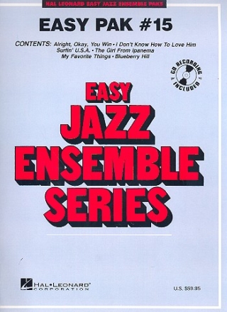 Easy Pak vol.15 (+CD): for jazz ensemble (easy) score+parts