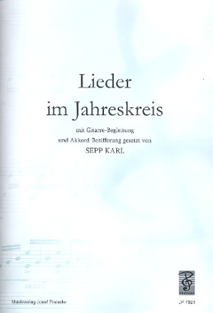 Lieder im Jahreskreis: fr Gesang und Gitarre