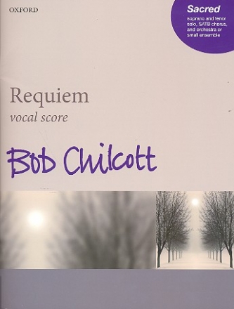 Requiem for soloists, mixed chorus and orchestra (small ensemble) vocal score