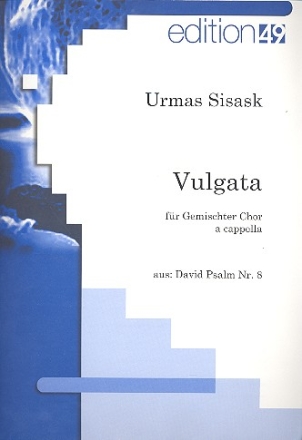 Vulgata op.118 fr gem Chor a cappella Partitur