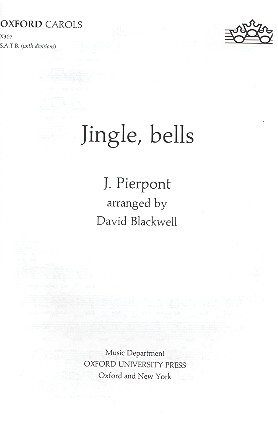 Jingle Bells for mixed chorus a cappella score