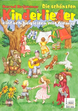 Die schnsten Kinderlieder einfach begleiten (+CD +Liederkarten) fr Gitarre/Tabulatur