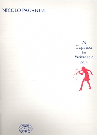 24 Caprices op.1 for violin Faksimile