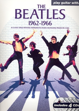 Play Guitar with The Beatles 1962-1966 (+4 CD's): songbookvocal/guitar/tab
