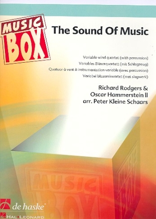 The Sound of Music: fr 4 Blser (variable Besetzung) und Schlagzeug Partitur und Stimmen