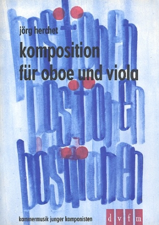 Komposition fr Oboe und Viola 2 Spielpartituren