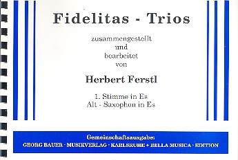 Fidelitas-Trios 1. Stimme in Es Altsaxophon