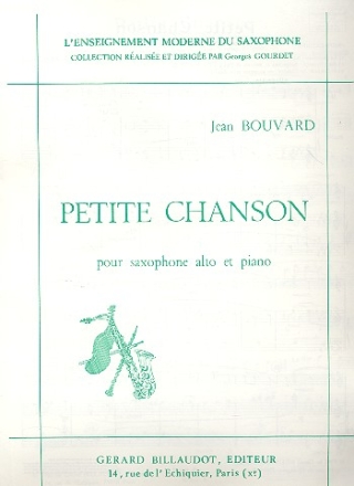 Petite Chanson pour alto saxophone et piano