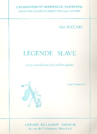 Legende slave pour saxophone alto et piano
