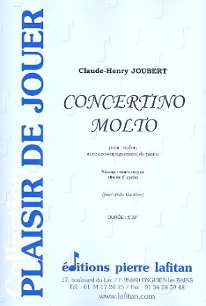 Concertino molto pour violon et piano