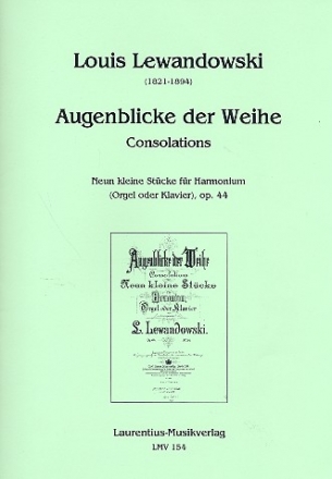 Augenblicke der Weihe op.44 fr Harmonium (Orgel, Klavier)