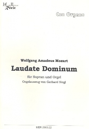 Laudate Dominum   fr Sopran und Orgel