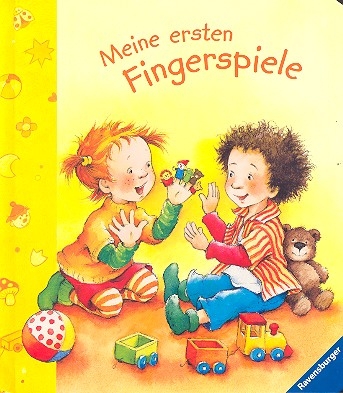 Meine ersten Fingerspiele Papp-Bilderbuch mit Texten